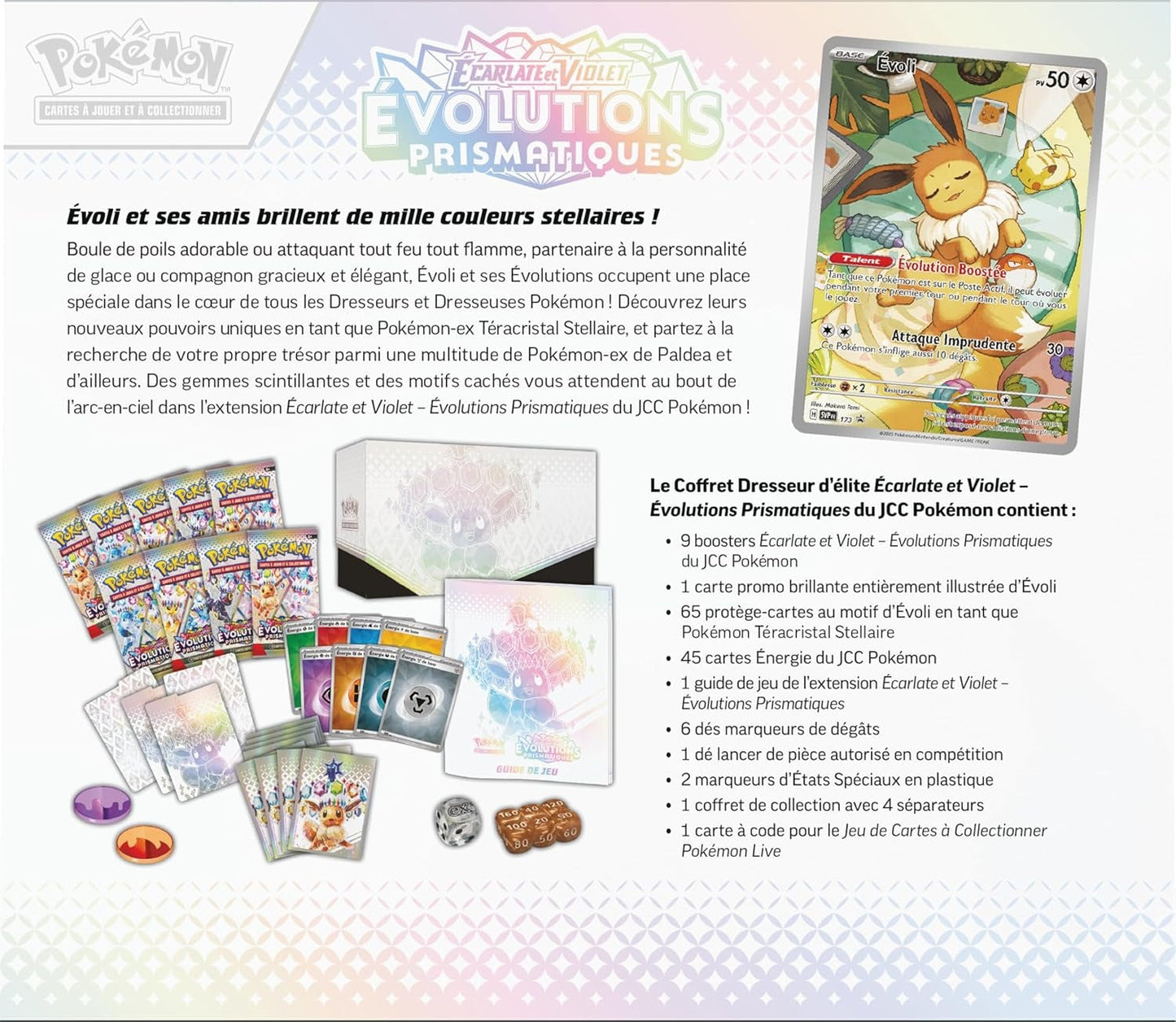 Scarlet & Violet – Prismatic Evolutions Elite Trainer Box