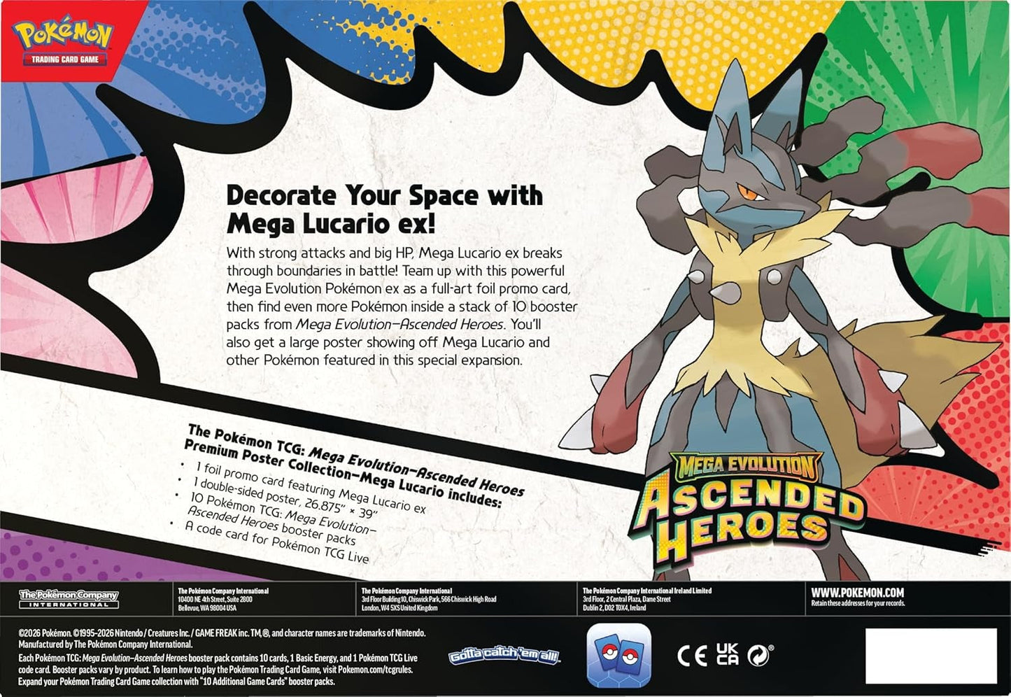 Ascended Heroes - Premium Poster Collection: Mega Lucario or Mega Gardevoir