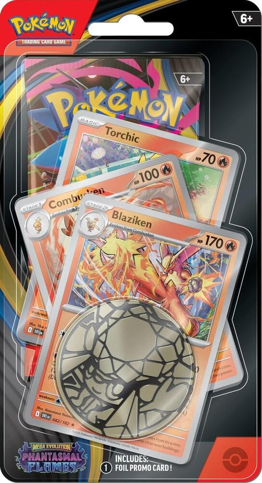 Mega Evolution Phantasmal Flames - Premium Checklane (Blaziken / Hydrapple)