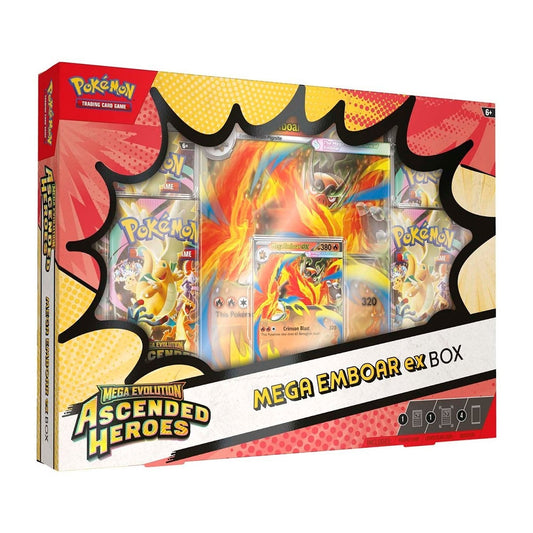 Ascended Heroes - EX Box Mega Meganium, Feraligtr or Emboar