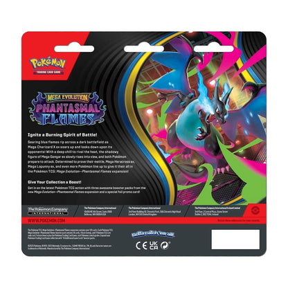 Mega Evolution Phantasmal Flames - 3 Pack Blister (Sneasel/Weavile)