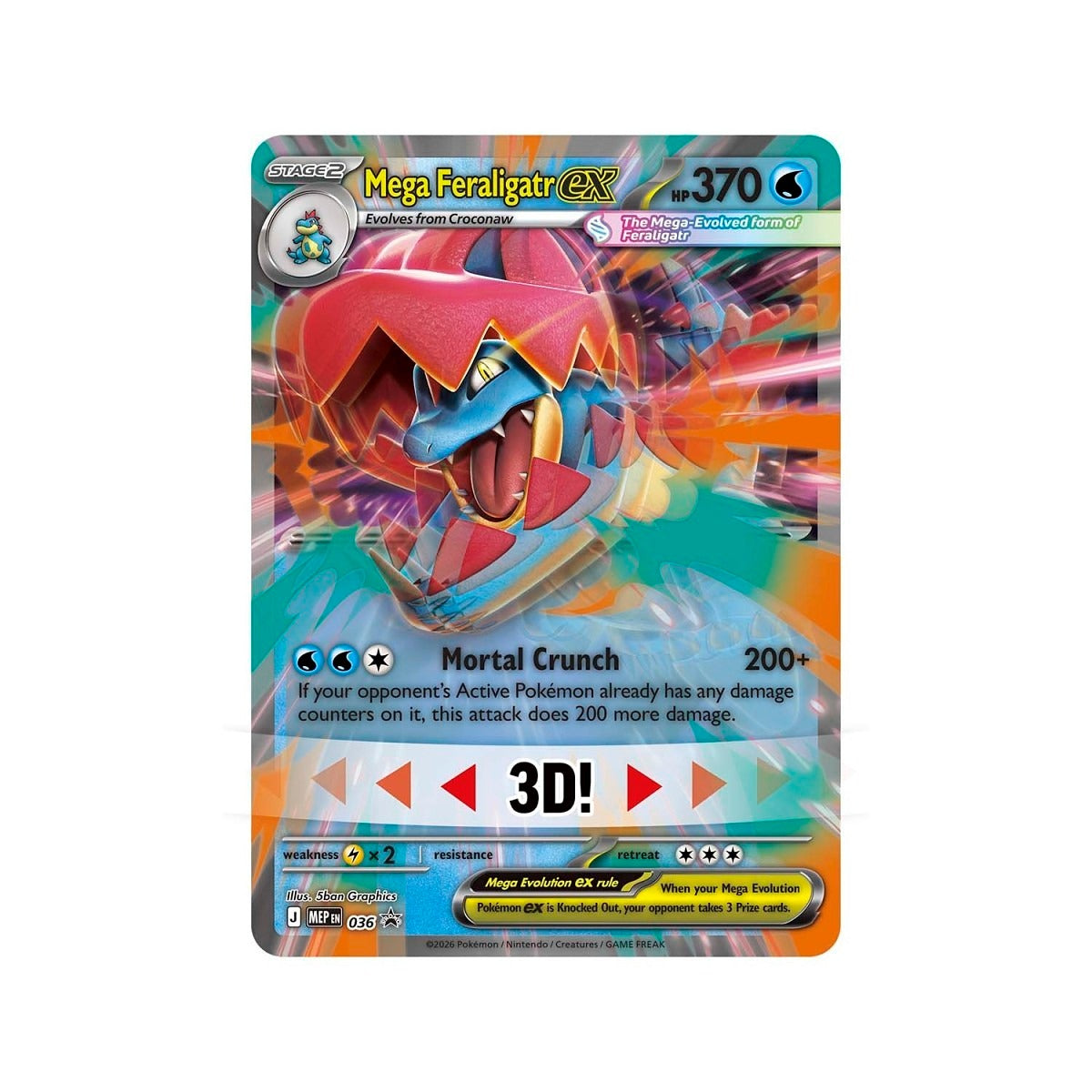 Ascended Heroes - EX Box Mega Meganium, Feraligtr or Emboar