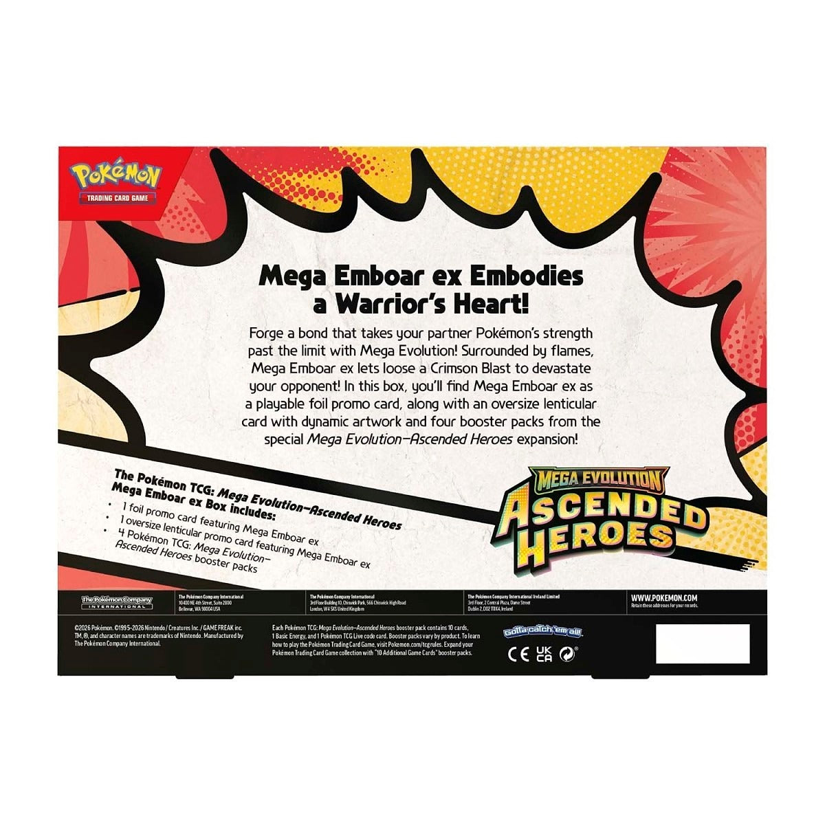Ascended Heroes - EX Box Mega Meganium, Feraligtr or Emboar